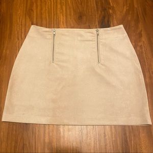 Forever 21 Pink Double Zip Skirt